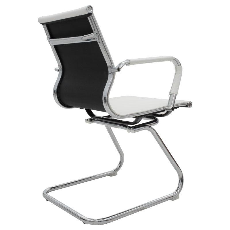 Scaun Valter PU 55x52x95cm - Alb