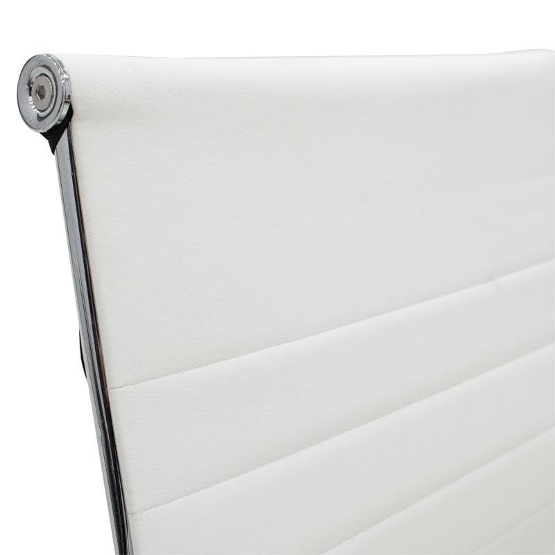 Scaun Valter PU 55x52x95cm - Alb
