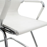 Scaun Valter PU 55x52x95cm - Alb