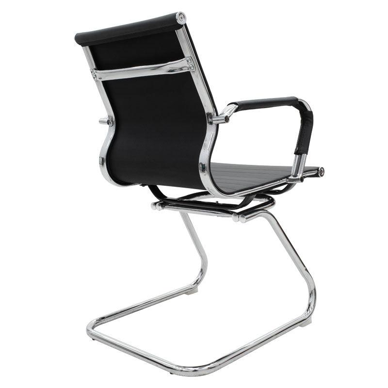 Scaun Valter PU 55x52x95cm - Negru