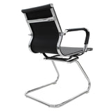 Scaun Valter PU 55x52x95cm - Negru
