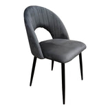Scaun Lovingo, catifea si metal, 50x47x85 cm - Scaun Lovingo, catifea si metal, 50x47x85 cm
