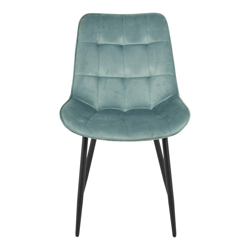 Scaun velvet Berne, Catifea, Verde, 53x62x84 cm, perspectiva suplimentara