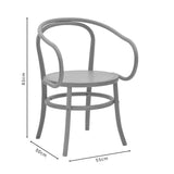 Scaun Verfie lemn de fag, Natural, 55x50x83 cm