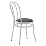 Scaun Vienna, metal, Negru, 47x40x85 cm