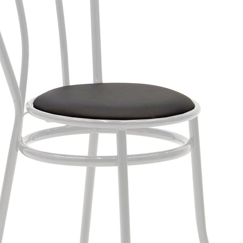 Scaun Vienna, metal, Negru, 47x40x85 cm