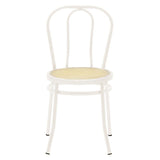 Scaun Vienna rattan metal, Alb - Bej, 100x200 cm - Alb