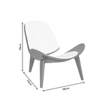 Scaun Vilma, Negru, 90x73x75 cm