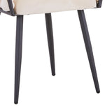 Scaun Vivian catifea, Diverse culori, 61x55x80 cm - Bej