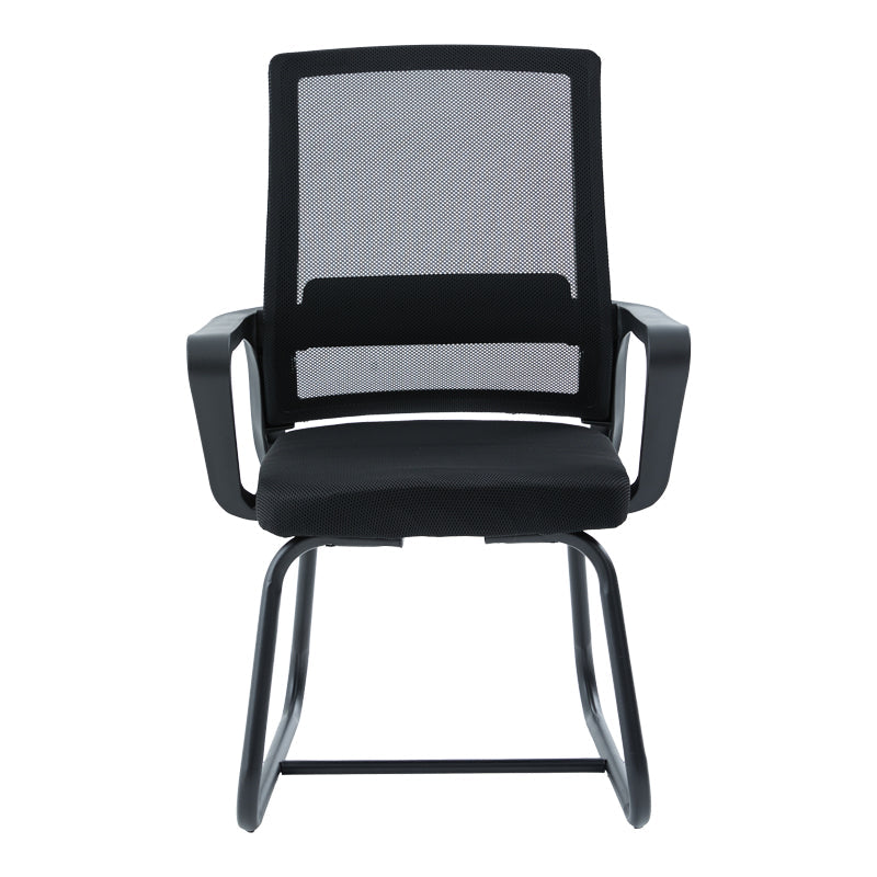 Scaun vizitator Palma, mesh, 46x52x94 cm - Negru
