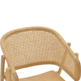 Scaun Wenzy din lemn masiv Natural toon, 58x58x82 cm