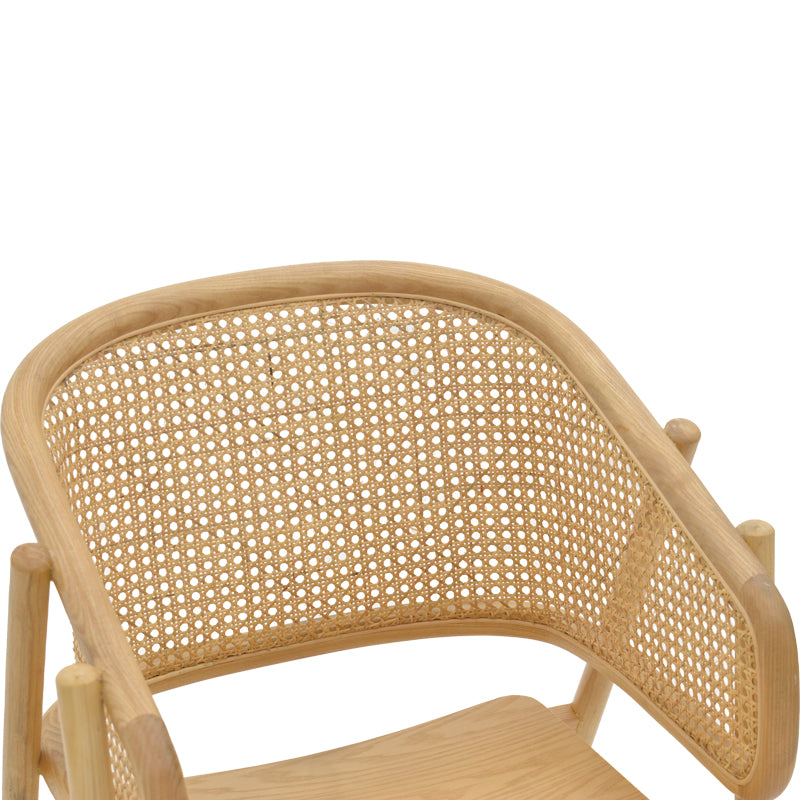 Scaun Wenzy din lemn masiv Natural toon, 58x58x82 cm, foto produs 6