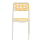 Scaun Westley, Alb - Negru, 55x47x81 cm - Alb