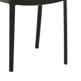 Scaun Westley, Alb - Negru, 55x47x81 cm - Negru