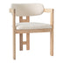 Scaun Winsor, Lemn rubberwood, Bej, 59x51x76 cm