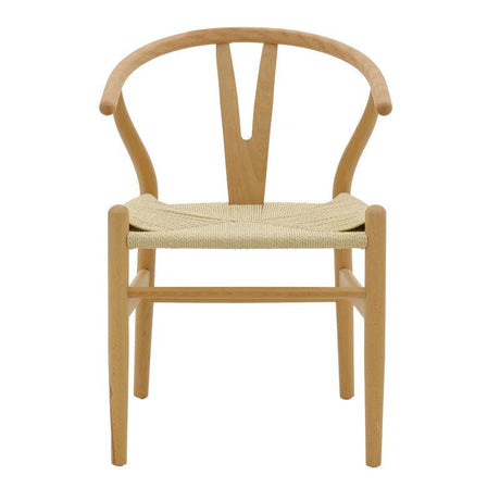 Scaun Wishbone, Alb, 53x55x76 cm