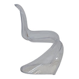 Scaun Xyofa PC Transparent, Multicolor, 42x45x85 cm