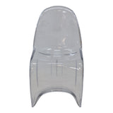 Scaun Xyofa PC Transparent, Multicolor, 42x45x85 cm