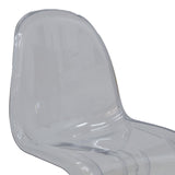 Scaun Xyofa PC Transparent, Multicolor, 42x45x85 cm