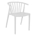 Scaun Zelma, Alb, 55x53x73 cm