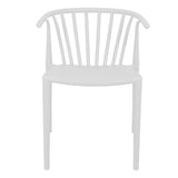 Scaun Zelma, Alb, 55x53x73 cm