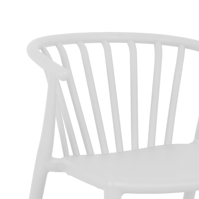Scaun Zelma, Alb, 55x53x73 cm