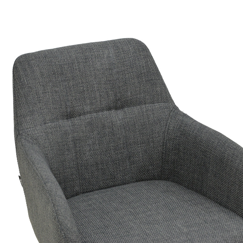 Scaun Zerfia, Stofa, 43x60x85 cm - Antracit