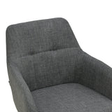 Scaun Zerfia, Stofa, 43x60x85 cm - Antracit
