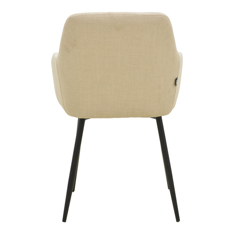 Scaun Zerfia, Stofa, 43x60x85 cm - Bej