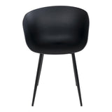 Scaune Roma, Negru, 55x79x53 cm