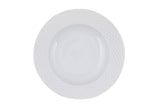 Serviciu de masa, 24 piese, Portelan, Alb