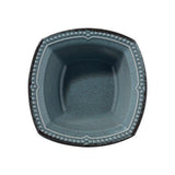 Serviciu de masa, 24 piese, Portelan, Albastru, 26x26x2 cm