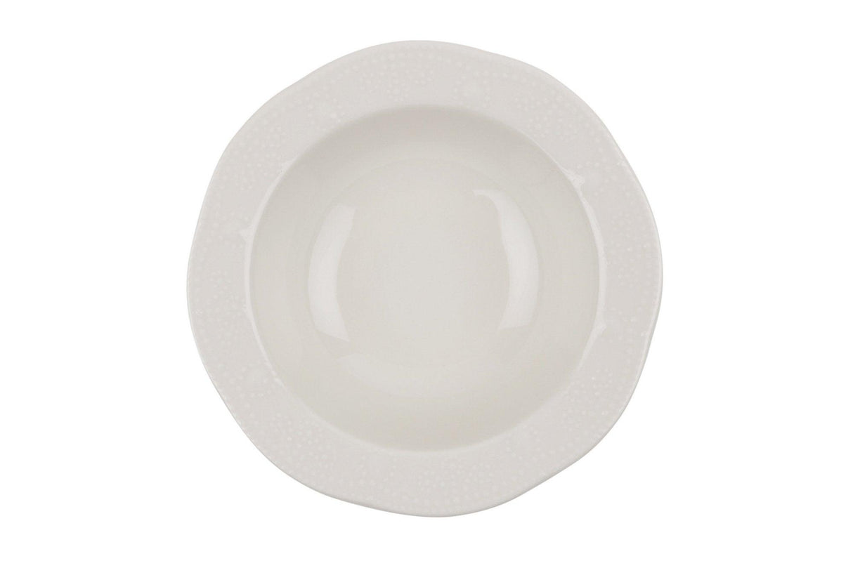 Serviciu de masa, 24 piese,  Portelan, Crem