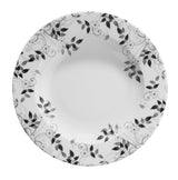 Serviciu de masa, 24 piese, Portelan, Alb, 25x25x2 cm
