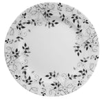 Serviciu de masa, 24 piese, Portelan, Alb, 25x25x2 cm
