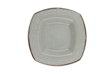 Serviciu de masa, 24 piese, Portelan, Verde, 26x26x2 cm