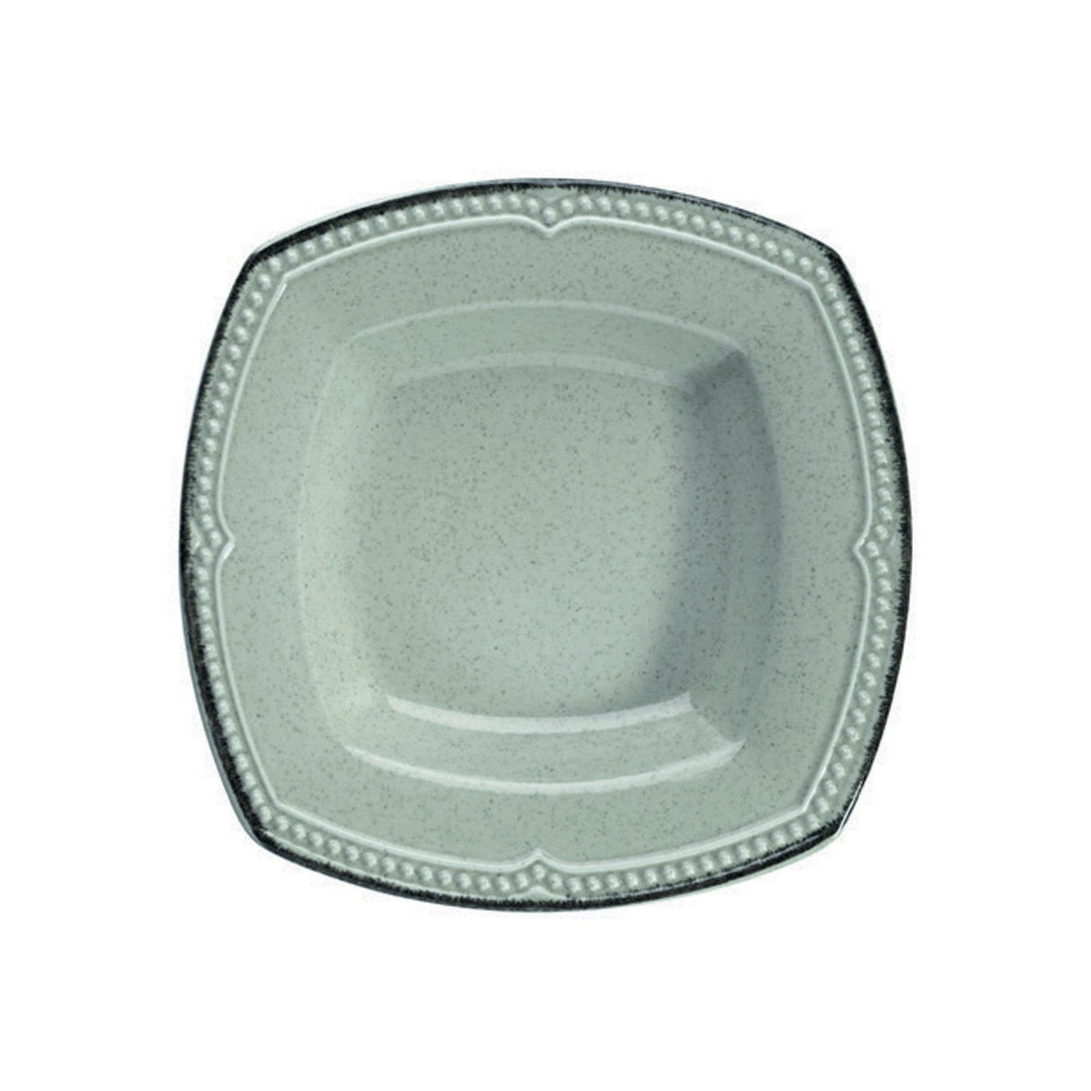 Serviciu de masa, 24 piese, Portelan, Verde, 26x26x2 cm