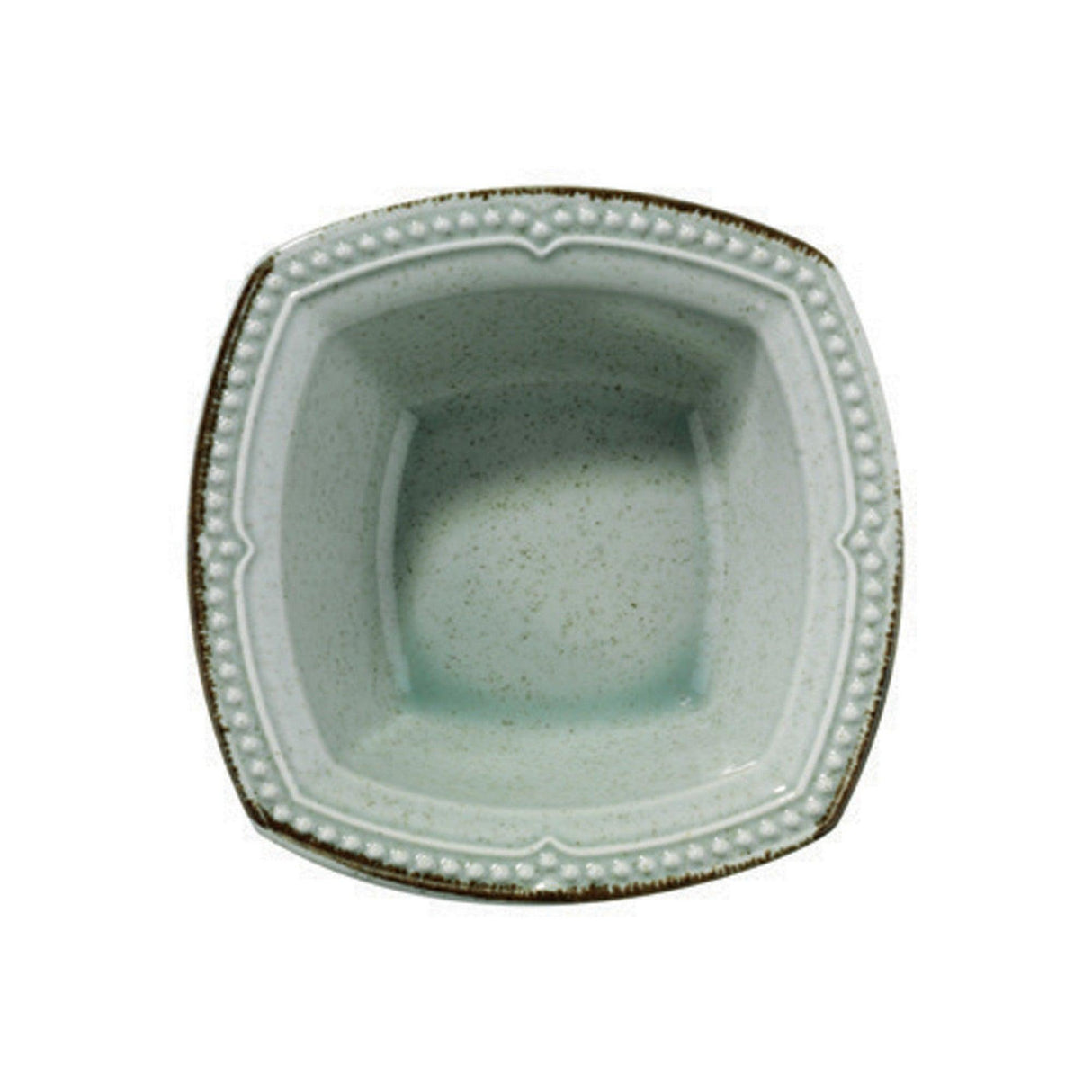 Serviciu de masa, 24 piese, Portelan, Verde, 26x26x2 cm