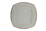Serviciu de masa, 24 piese, Portelan, Verde, 26x26x2 cm