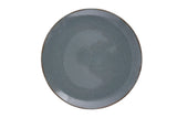 Serviciu de masa, 24 piese, Portelan, Albastru, 25x25x3 cm