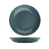 Serviciu de masa, 24 piese, Portelan, Albastru, 25x25x3 cm