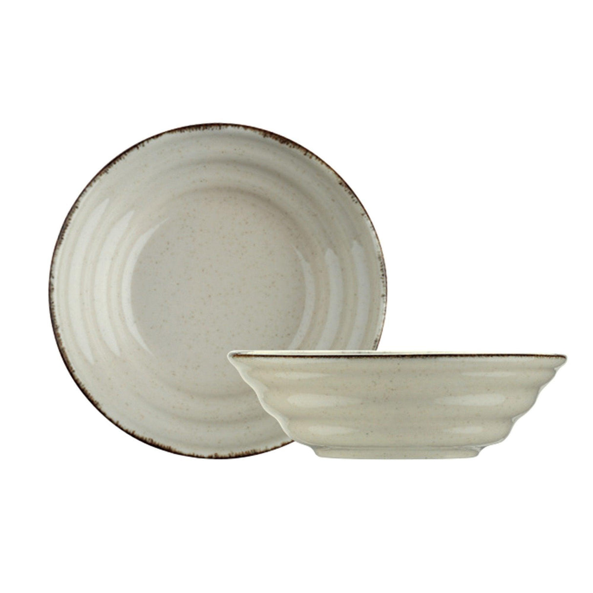 Serviciu de masa, 24 piese,  Portelan, Crem
