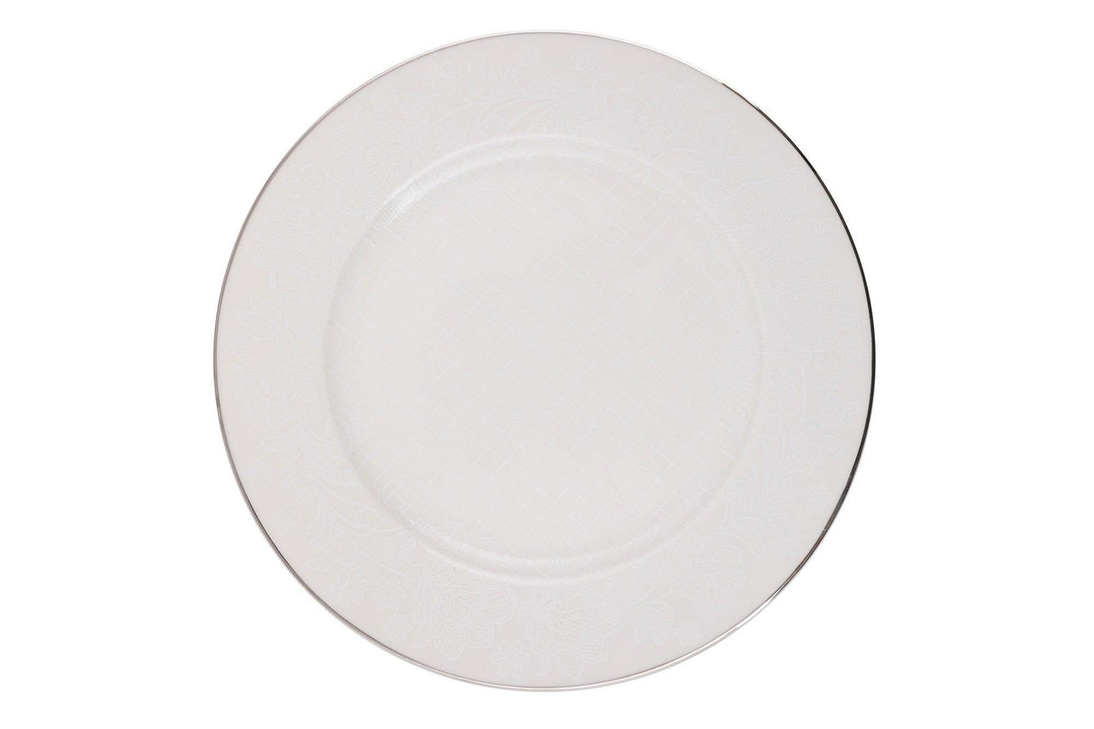 Serviciu de masa, 62 piese,  Portelan, Alb