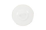 Serviciu de masa, 83 piese,  Portelan, Alb - Auriu
