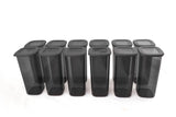 Set 12 cutii verticale, Gri, 25x11 cm