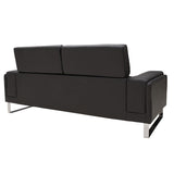 Set 2 canapele cu 2 locuri Shea, Negru, 198x80x87 cm