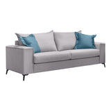 Set 2 canapele cu 2 locuri Verona x2, Gri deschis, 225x93x100 cm