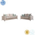Set 2 canapele cu 2 locuri Verona x2, Verde deschis, 225x93x100 cm