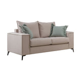 Set 2 canapele cu 2 locuri Verona x2, Verde deschis, 225x93x100 cm