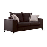 Set 2 canapele cu 2 locuri Verona x2, Gri inchis, 225x93x100 cm